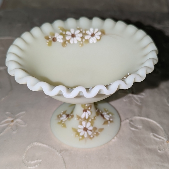 Fenton Dining Vintage Fenton Footed Candy Dish Poshmark